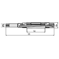İZAR 15.50-18.00 mm HSS Ayarlı Kovanlı El Raybası
